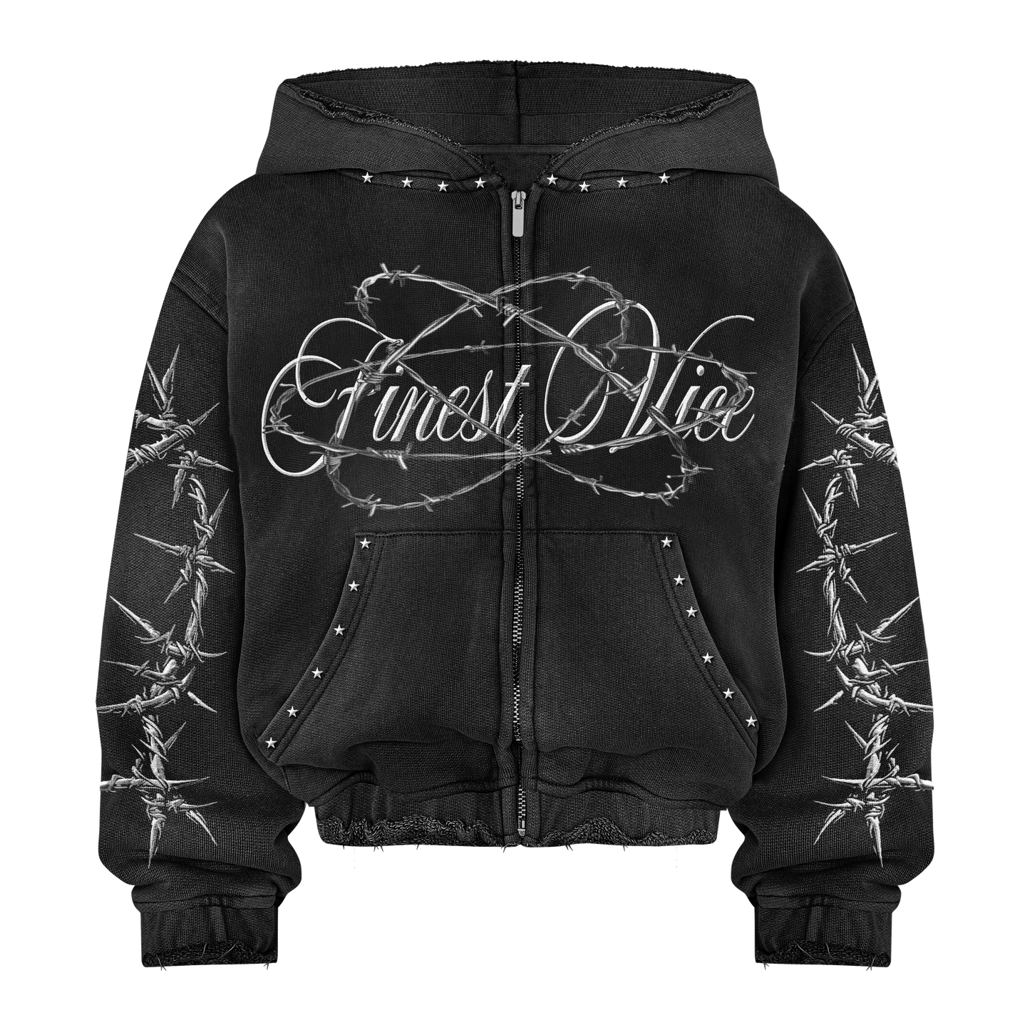 Black Barb Hoodie